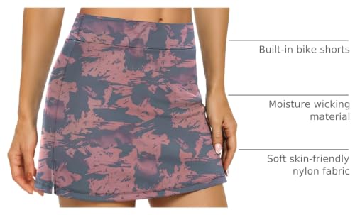 Image of LouKeith Tennis Skirts for Women Golf Athletic Activewear Skorts Mini Summer Workout Running Shorts with Pockets