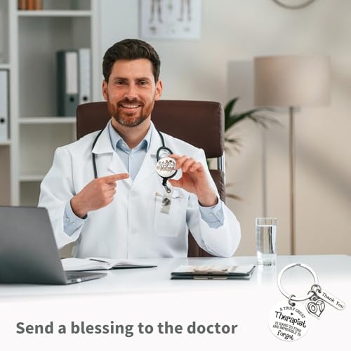 Occupational Therapy Gifts, Occupational Therapy Bag, 4 Pcs That Can Be Given to Professional Medical Practitioner, Including Tote Bag, Makeup Bag, Key Chain and Badge Holder to Show Your Appreciation - Image 7