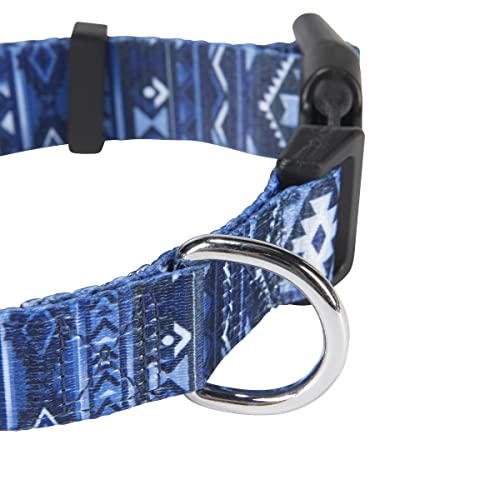 Hooey Nomad Dog Collar, Durable Polyester Webbing Collar with Graphic-Inspired Prints, Ombre Aztec, Medium Hooey Nomad Dog Collar, Durable Polyester Webbing Collar with Graphic-Inspired Prints, Ombre Aztec, Medium