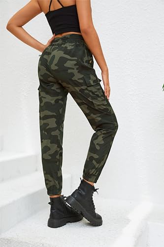 MOURCE Womens Hiking Pants Lightweight Quick Dry Adjustable Cargo Joggers with Zippered Pockets2