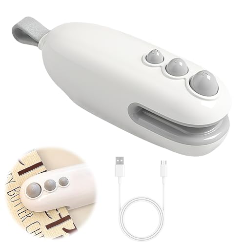 TNSLAND Mini machine à souder Handleld 2024 - Mini machine à souder 2 en 1 - Portable - Pour le stockage des aliments - Blanc