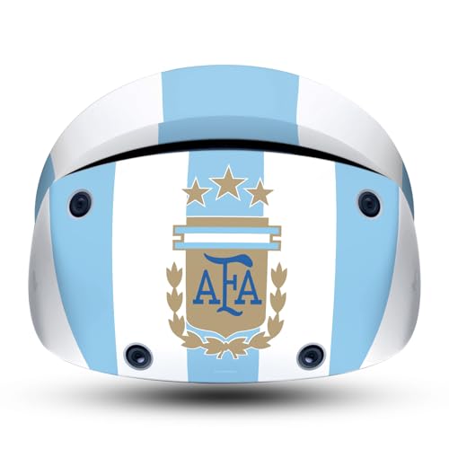 Head Case Designs Licenza Ufficiale Argentina National Football Team Home Kit per Stemma 2024/25 Vinile Sticker Pelle Adesivo Compatibile con Sony PS5 Playstation PS VR2