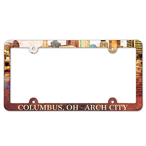 WinCraft Destination Ohio Columbus City/Ohio Columbus LIC Plate Frame Full ColorCity/Ohio Columbus LIC Plate Frame Full Color, Multi, NA