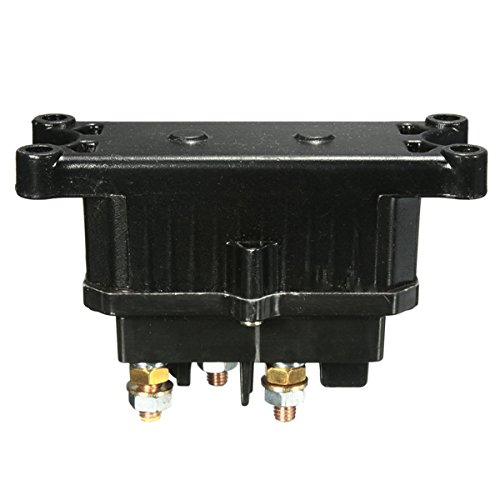 NICOLIE Universale 12V Relè Solenoide Contattore Winch Interruttore A Bilanciere Per Atv Utv Nero