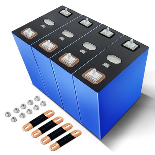 Ieuwam 3.2V Lifepo4 Battery with 200A BMS, Lifepo4 Battery Cells with Low-Temp Protection, 330Ah...