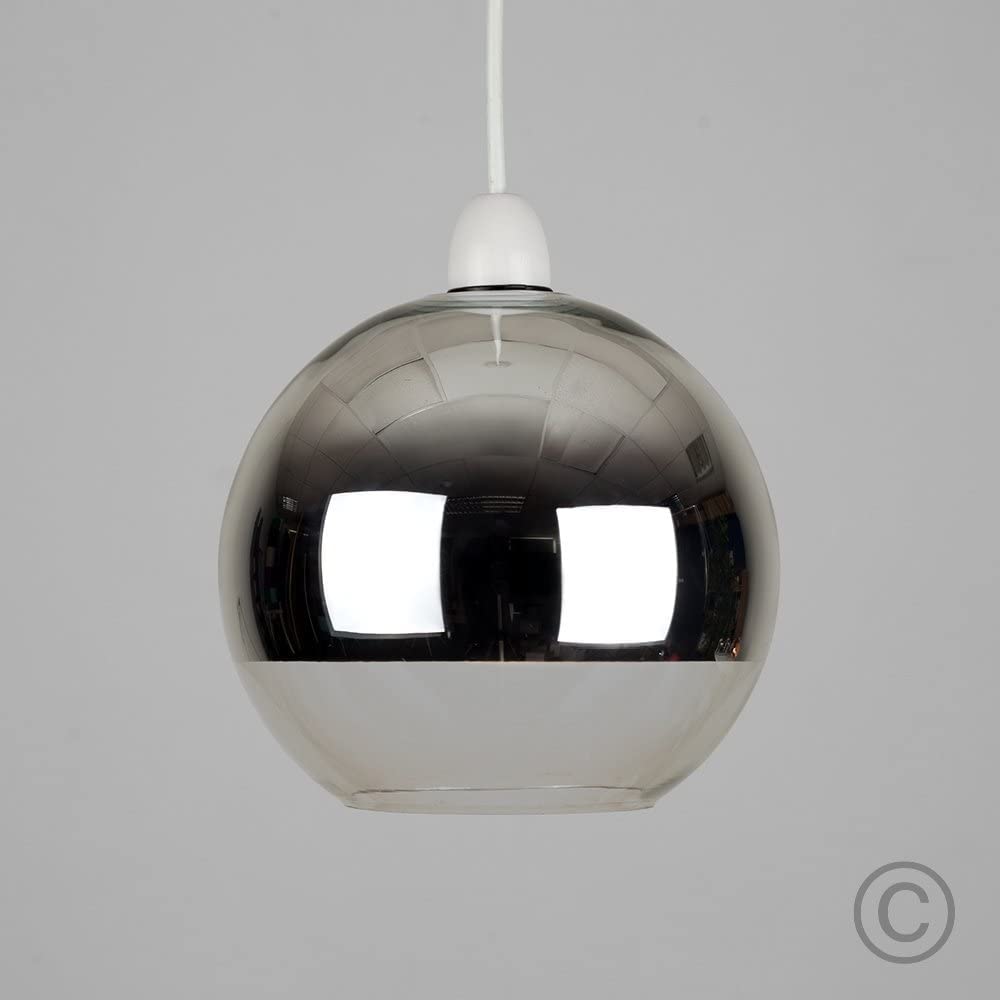 Valuelights Unisex Silver Daelim Ceiling Pendant Shade