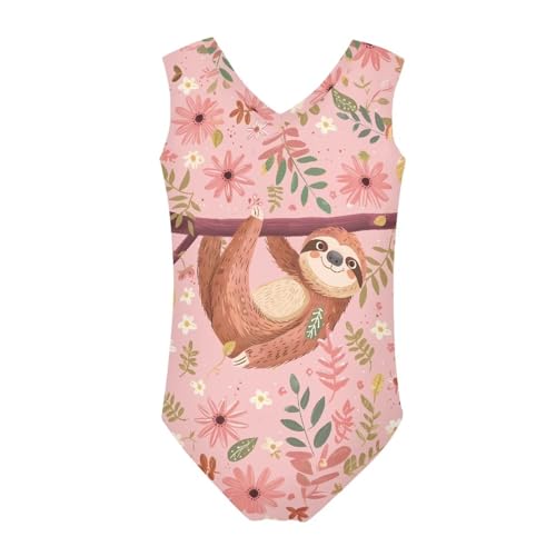 Image of Mumeson Girls One Piece Swimsuits Lightweight V-Neck Swimwear Bathing Suits for Little Girls 3-14 Years