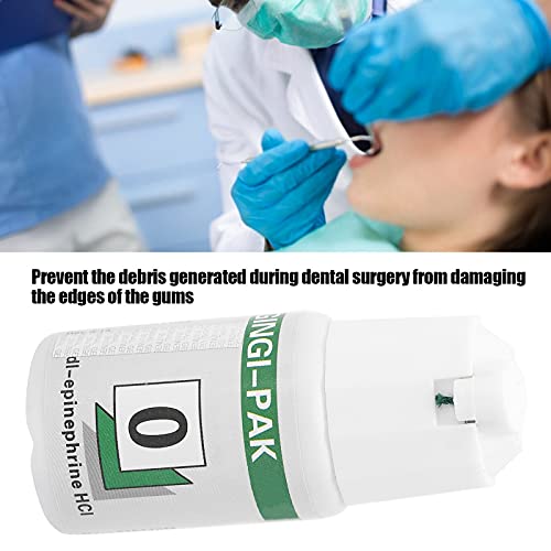 Gingival Retraction Cord, Professional Cotton Gingival Retraction Cord Cotton Dental Thread Materials Accessory (0#) #TOP3