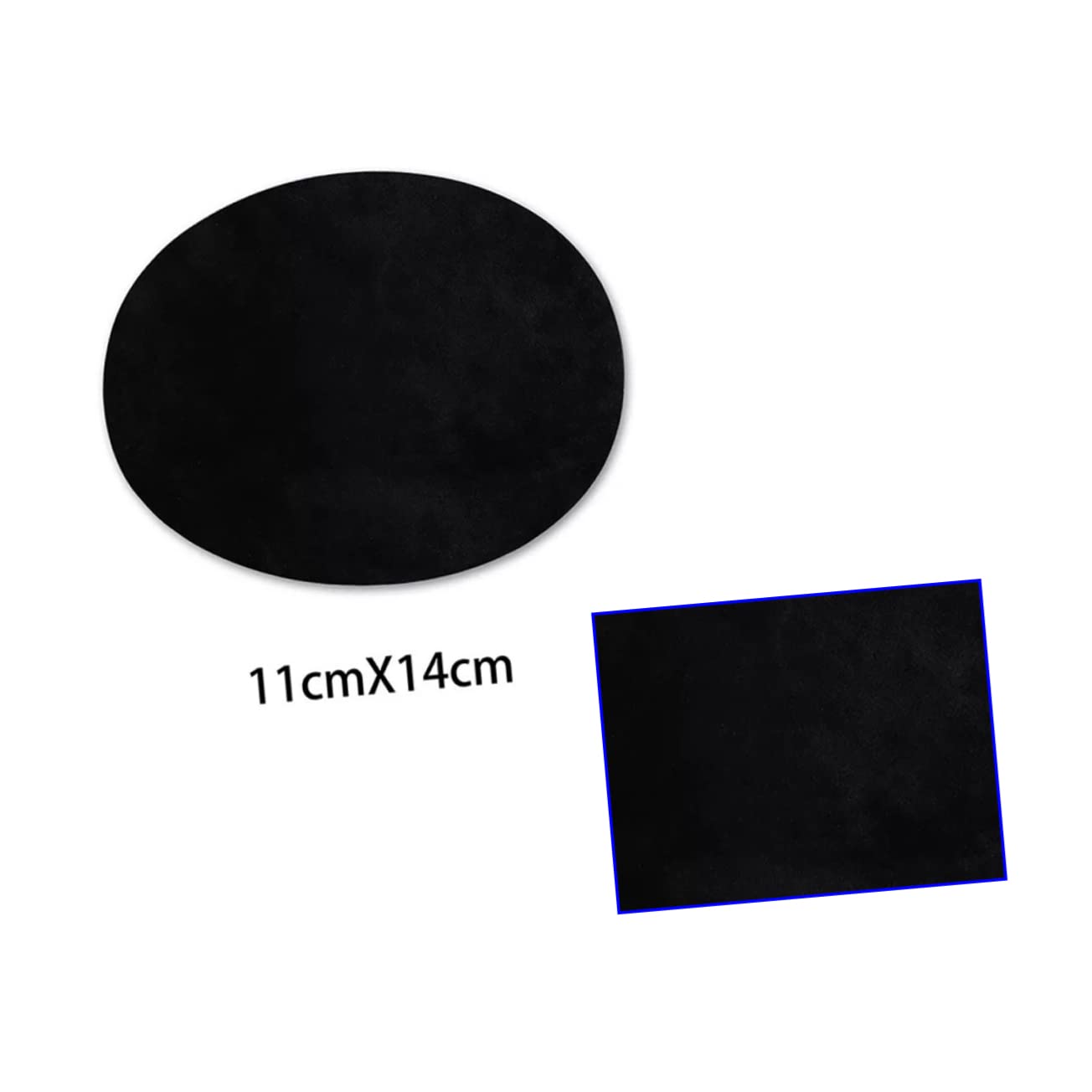 SEWACC 75stücke Wildlederstoff Oval Patches Selbstklebende Aufnäher Für Kleidung Pullover Applikationen Patchwork Zum Reparieren Und Dekorieren Von Textilien