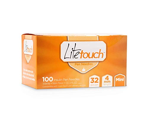 LiteTouch Pen Needles 32G-4mm 100 Count
