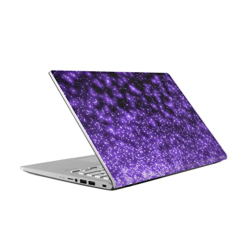 Skin ASUS Vivobook 14 X409FA vinyle Monika Strigel Noir Pourpre Lumières