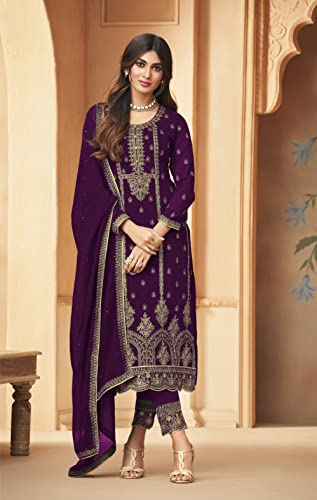 Image of Delisa Indian /Pakistani Wedding Partywear Plus Size Pant Salwar Kameez Ready to Wear Salwar Suit for Womens 01