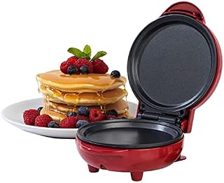 Giles & Posner EK4215G Compact Mini Snack Crepe Maker Grill, 550 W, 11.5cm Plate, Make Toasted Sandwiches, Pancakes, Cake Pops, Eggs, Burgers, Cookie Dough & More, Perfect for Parties & Family Cooking
