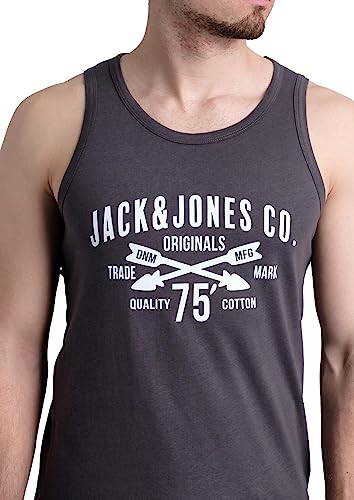 JACK & JONES Herren Tank-Tops Vielfältige Prints | Schmale Passform und atmungsaktive Baumwolle (Havka TT Opt 3, XL) 2