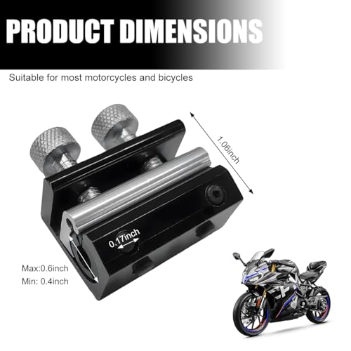 Image of Yourkar Cable Luber Tool, Motorcycle Cable Luber Tool for Brake Cable Lubrication, Cable Lubricator for Motorcycles Bicycle Scooter Bike ATV, Universal Motorcycle Accessories (Black+Silver)