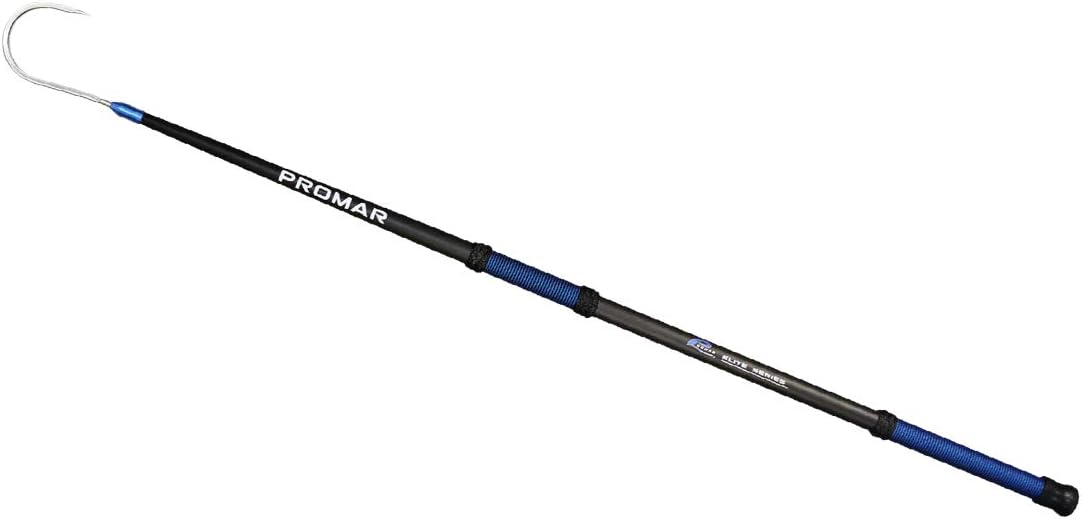 Promar Elite Series Carbon Fiber Gaff- 6FT, 4" Hook