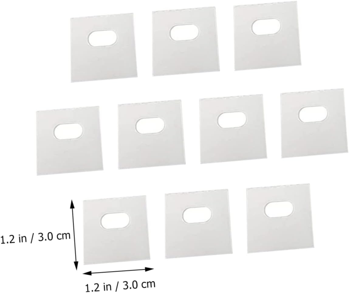 10pcs Vertical Blind Repair Stickers Pom Vane Savers for Easy Fixing of Vertical Blinds and Shades High-Temperature Resistant Lightweight Repair Tabs for Window Coverings