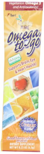 Healthy To Go, Omega To Go, Creamsicle Orange flavor, 5.5-Ounce Box Healthy To Go, Omega To Go, Creamsicle Orange flavor, 5.5-Ounce Box
