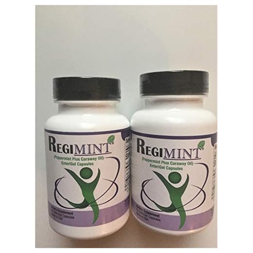 REGIMINT Peppermint Oil Plus Caraway Enteric Caps. IBS (2-pack/120ct) (2)