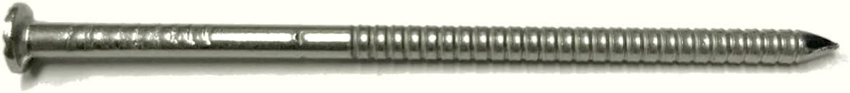 MAZE NAILS SS5WS-1 Stainless Steel Ring Shank Siding Nail, 1-Pound 5D 1-3/4-Inch
