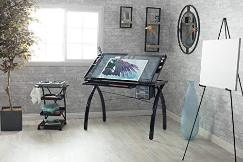 Futura Craft Station - Black with Clear Glass