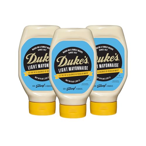 Image of Duke's Light Mayonnaise Squeeze Bottle - Smooth & Creamy, 18 Ounce (Pack of 3)