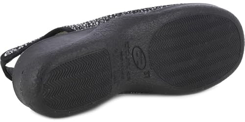 Doctor Cutillas Sandalia 21795 Playera Calle DE Mujer Elasticos Negro Plantilla Acolchada 26813 (Negro, Numeric_39)