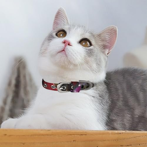 Collier réglable violet pour chiens et chats de petite taille