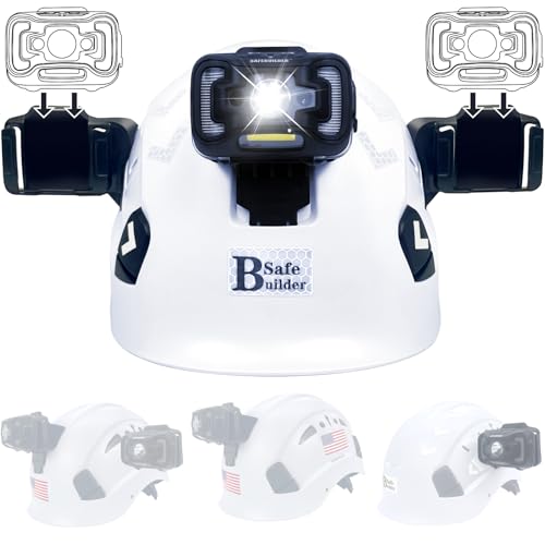Lampe frontale SAFEBUILDER SHL01 pour casque de sécurité CR06 et CR08