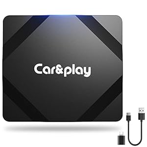 Okubukai Wireless CarPlay Adapter, 2022 Newest Apple CarPlay Wireless Dongle for Wired CarPlay Cars, 5-10 Seconds Auto…