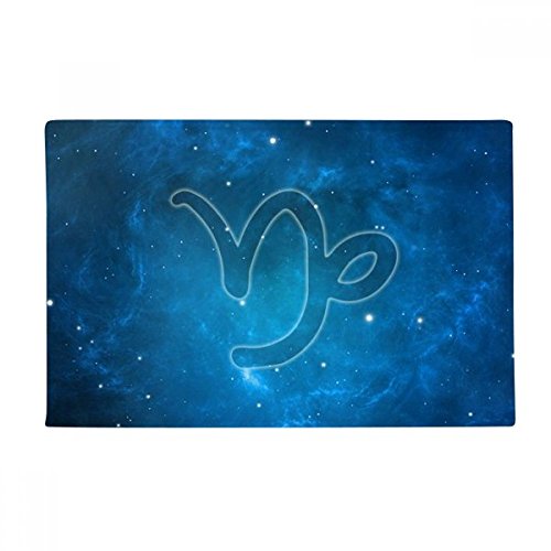 Tapis de bain Capricorne multicolore aux finitions soignées