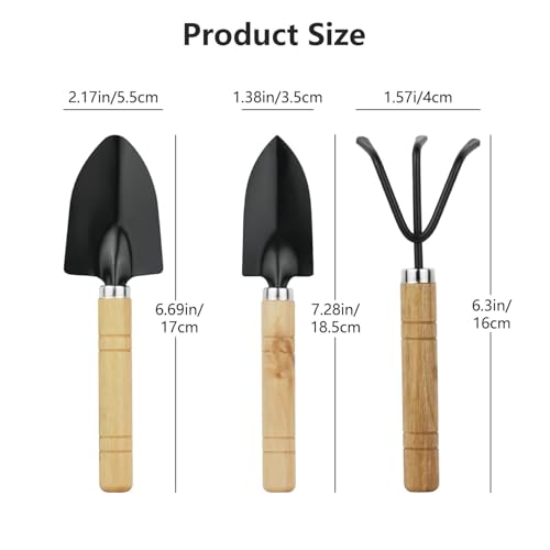 Kit de herramientas para suculentas 3 piezas miniatura 3