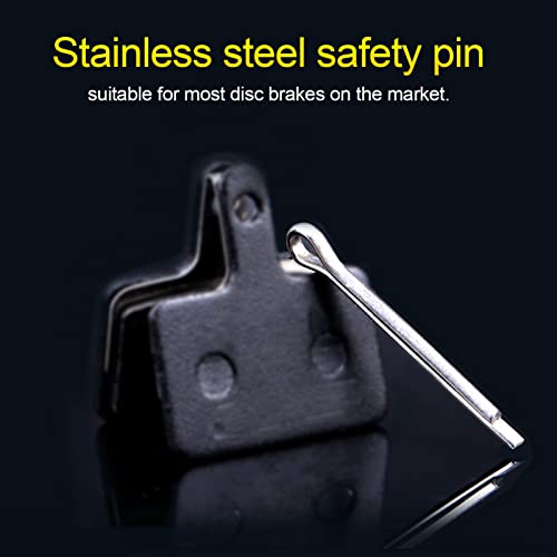 Fahrrad Splinte, Splinte Sortiment, 10 Stück/Satz Fahrrad Scheibenbremsbeläge Sicherungsstifte, Edelstahl Splint Radfahren, Fahrrad Split Cotter Lock Pin Hält Stifte oder Bolzen für Fahrrad