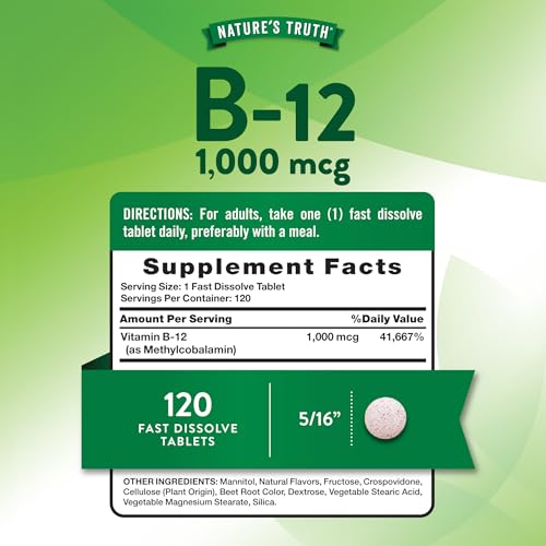 Nature's Truth B12 Sublingual Tablets