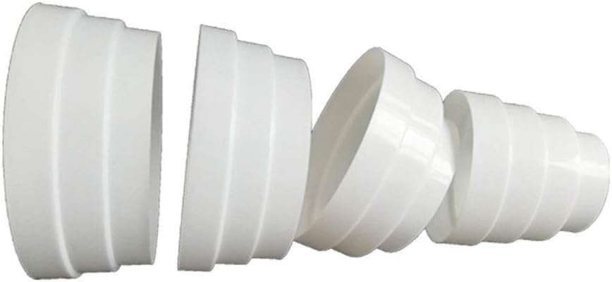 Riduttore Universale PVC Eccentrico Per Tubo Di Ventilazione Tubo - Foto 2