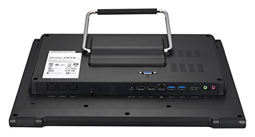 Shuttle XPC AIO X50V6 BLACK Intel Celeron 3865U Kabylake All-In-One Barebone PC, Fanless, IP54 Certified, VESA compatible