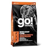 Go! Solutions Skin + Coat Care, Dry Dog Food, Salmon Recipe with Grains, 3.5 lb Bag