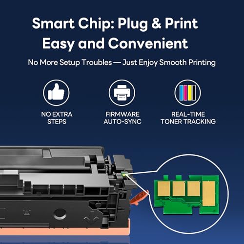 Image of 218X Toner Cartridges 4 Pack with Chip Compatible Replacement for HP 218X