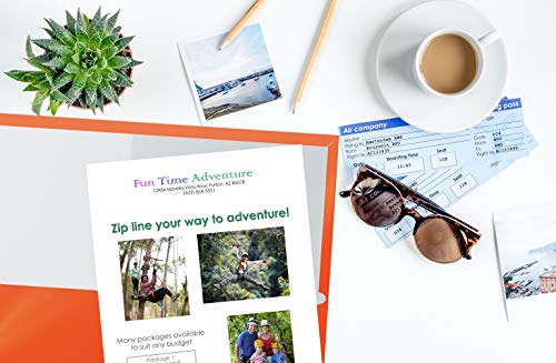 Image of Better Office Products 2 Pocket Glossy Laminated Paper Folders, Assorted Colors, Letter Size, Paper Portfolios Box of 25 Assorted Color Folders (no prongs)