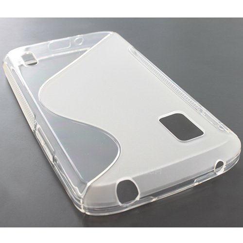 S-Line TPU Case Cover for LG Nexus 4 (E960) - Clear / Transparent