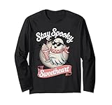 halloween fantasma spettrale sweetheart maglia a manica