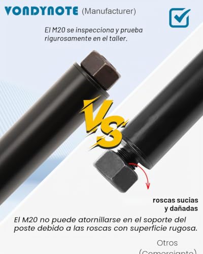 Postes de altavoz M20 y 35mm Vondynote soporte ajustable de subwoofer 6