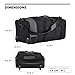 Travelers Club Polo & Racquet Club 32 Inch Collapsible, Black/gray Travel Duffel, One Size, 6 Pieces