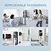 Euhomy Self Cleaning Bottom Loading Water Cooler Dispenser, with UV Lights Stainless Steel Water Cooler for Home, Office, Living Room, 3 Or 5 Gallon Bottle,Black