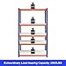 5-Tier Heavy-Duty Garage Storage Shelves,Metal Organization and Storage Rack – 71