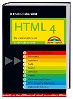 Schnellübersicht HTML 4. Die praktische Referenz. 382726748X Book Cover