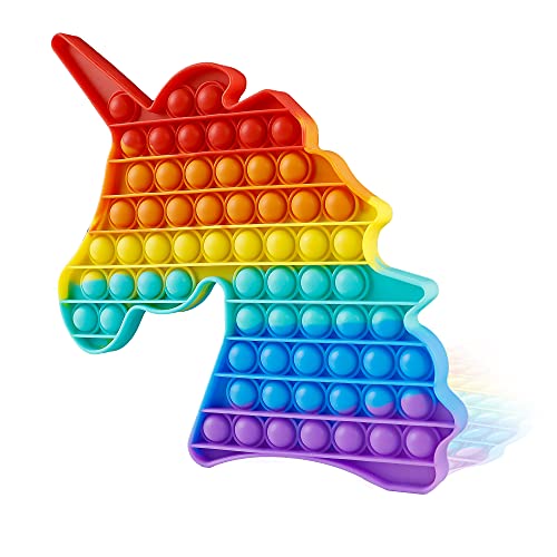 Big Size Push Popper It Cute Fidget Pop Pops Sensory Toy, Bubbles Popping Popitz, Extra Large Jumbo Giant Mega Huge Gigantic Popit Popitsfidgets Popet Rainbow Unicorn
