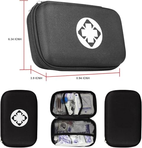 279PCS Small Travel First Aid Kit Supplies for Business, First Aid Emergency Set Backpacking Essentials Items Trauma Survival Kits - image 6