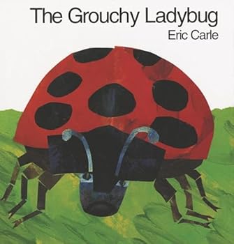 Hardcover The Grouchy Ladybug (text only) by E. Carle Book