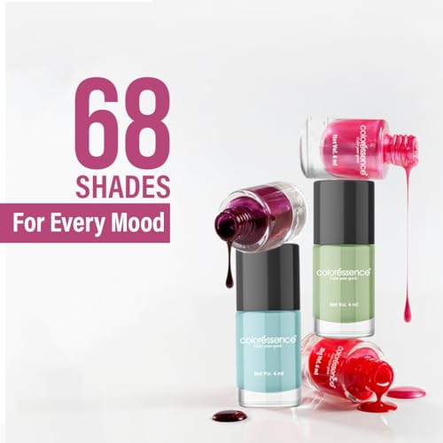 Image of Coloressence Cute Coats Long Lasting Nail Paint | Chip Resistant | Quick Dry | One Swipe Application | Toxin Free|Plum-6ml